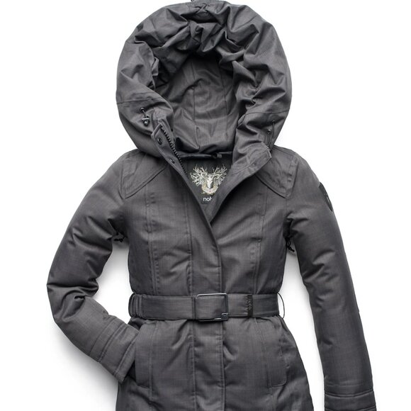 Nobis Astrid Parka Steel Grey - Excellent Condition, Premium Down, Size Small - Picture 1 of 8